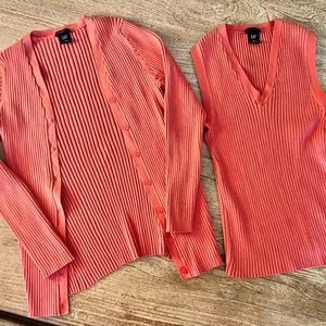GAP cardigan and top set XS